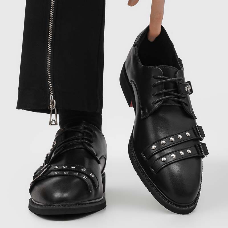 Men'S Formal Party Wear Shoes - أحذية أكسفورد كلاسيكية مدببة للرجال باللون