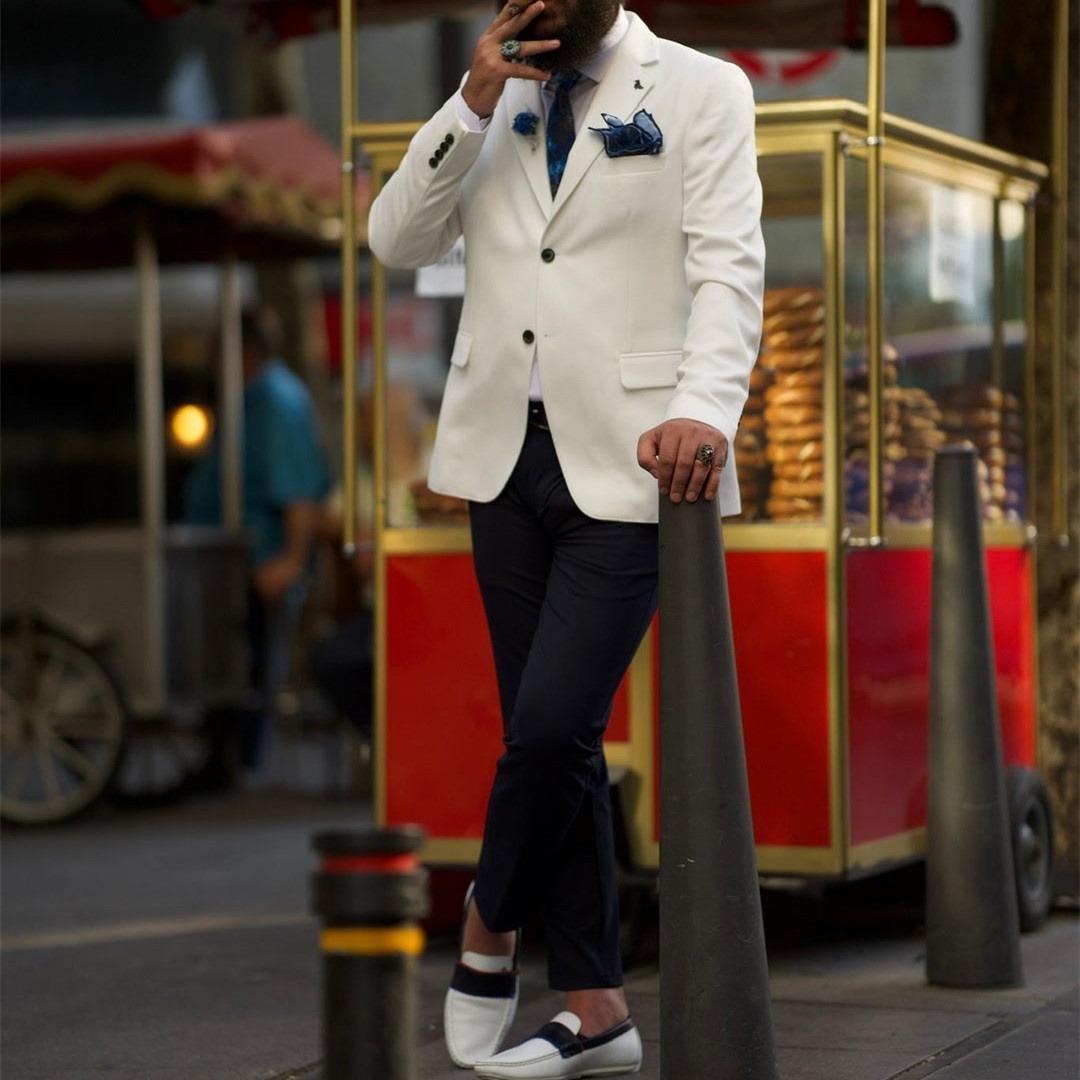 Men'S Formal Wear Not Suit - بدلات رجالية رسمية باللون العاجي مع