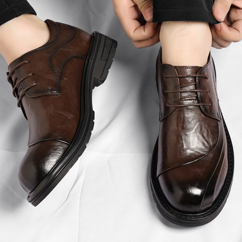 Men Formal Wear Office - أحذية رسمية من الجلد الطبيعي المصقول