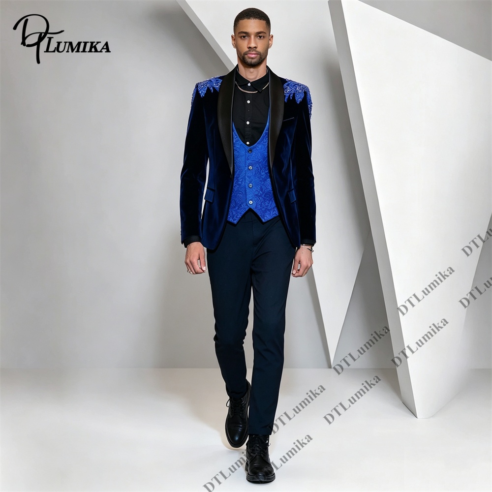 Men Formal Wear Office - بدلة رجالية من ثلاث قطع من