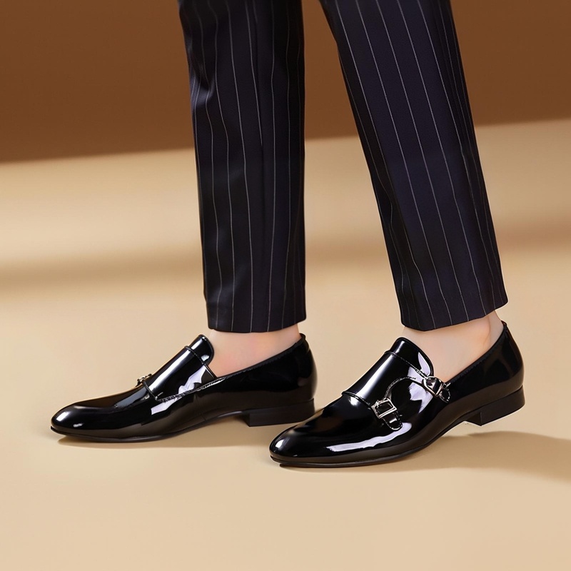 بيرجتار جديد أسود اللون براءات - مراجعة Men'S Formal Party Wear Shoes وسعره