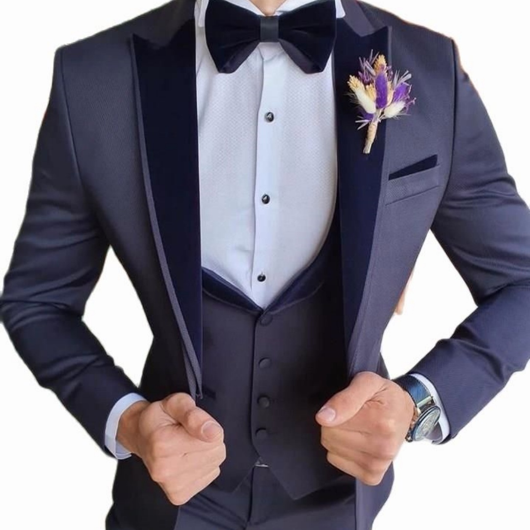 بدلة رجالية أنيقة من 3 قطع بقص - مراجعة Men'S Formal Wear Not Suit وسعره