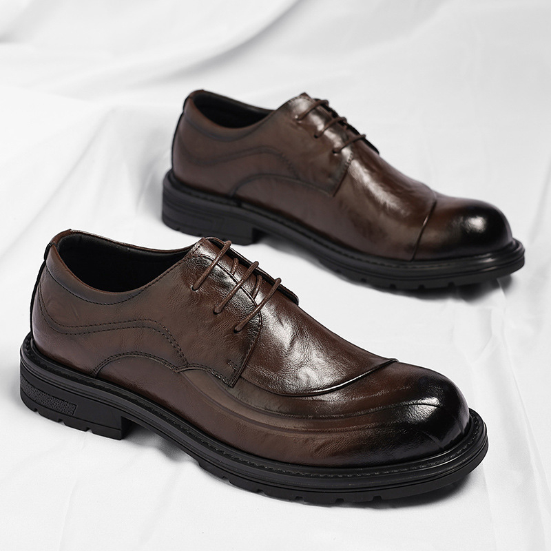 أحذية رسمية من الجلد الطبيعي ا - مراجعة Men Formal Wear Office وسعره