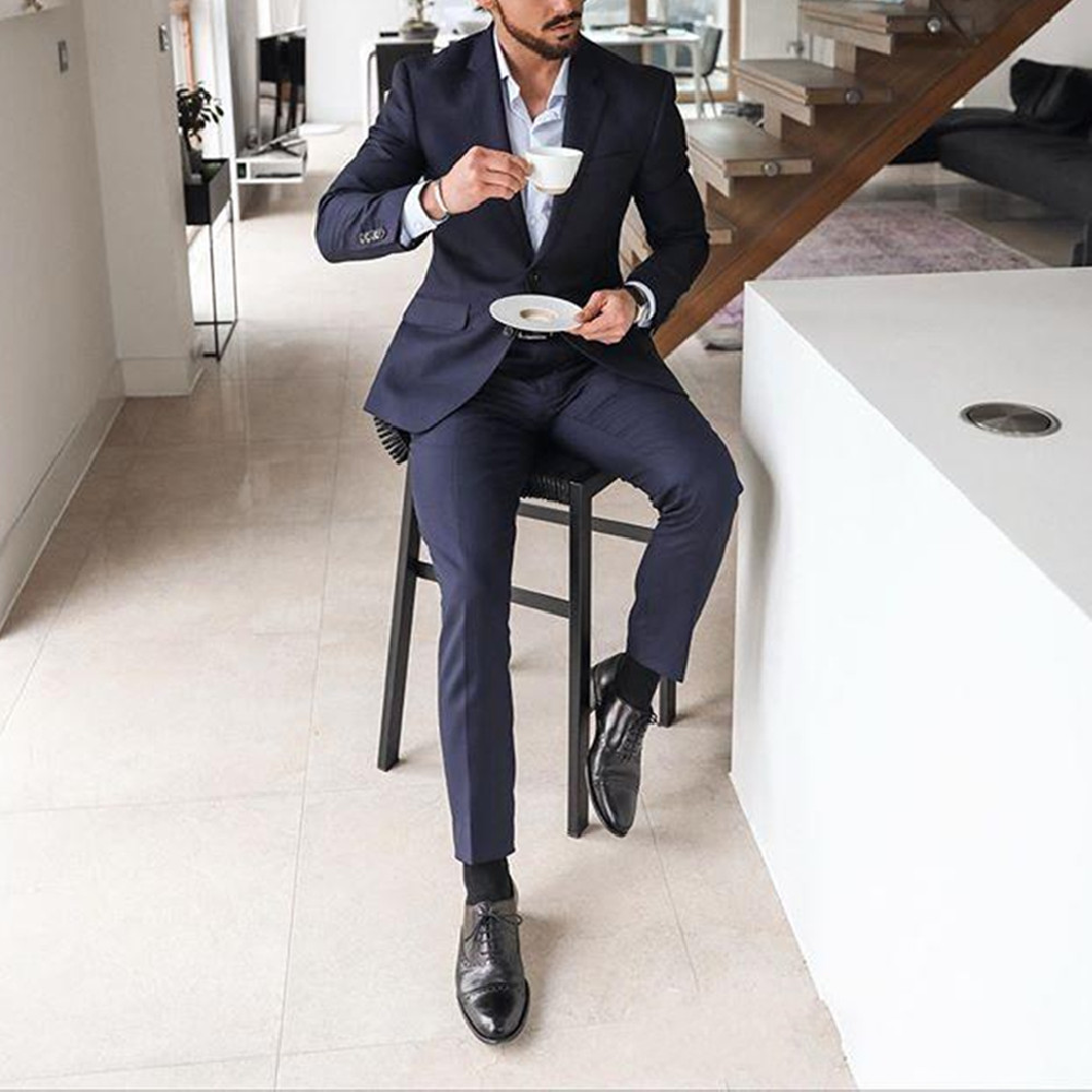 بدلة توكسيدو رجالية من قطعتين  - مراجعة Men'S Formal Wear Not Suit وسعره
