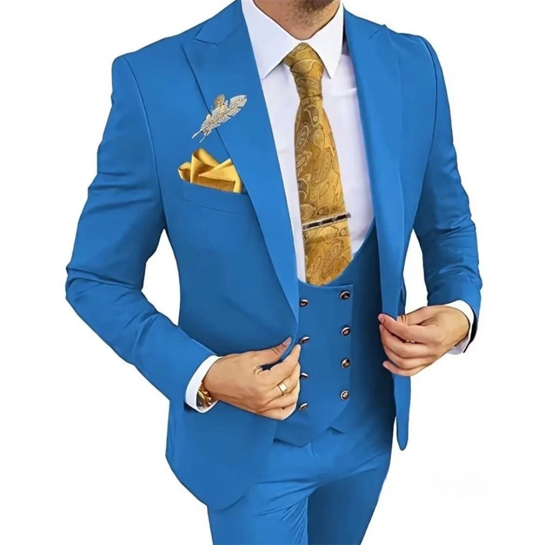 بدلة رجالية من ثلاث قطع بقصة ض - مراجعة Men'S Formal Wear Not Suit وسعره