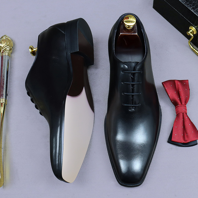 مصمم جلد طبيعي رجالي بالجملة أ - مراجعة Men Formal Wear Office وسعره