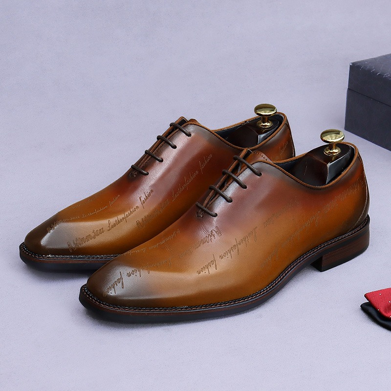 أحذية أكسفورد للرجال من الجلد  - مراجعة Men'S Formal Party Wear Shoes وسعره